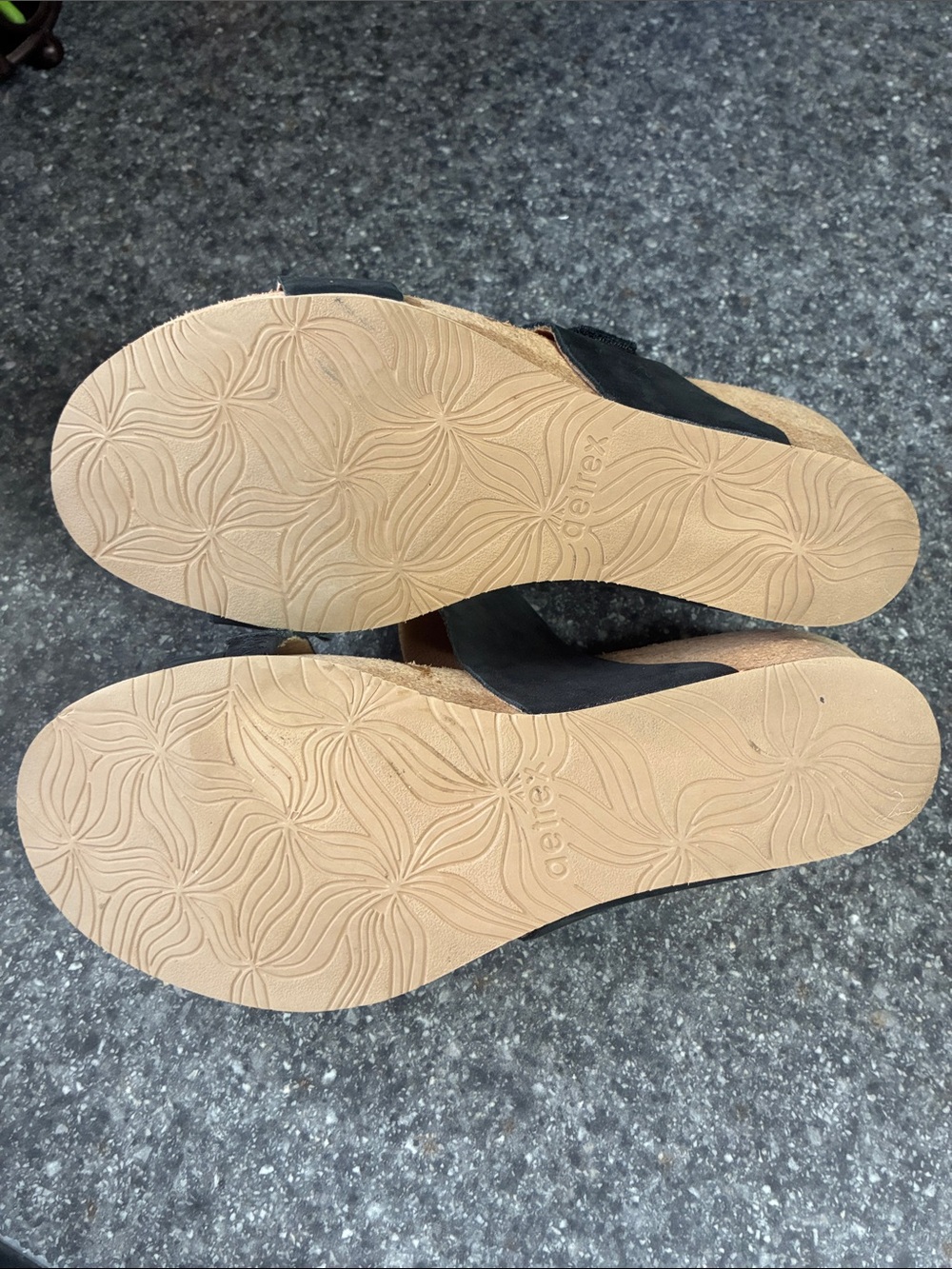 Aetrex Women's Kimmy Arch Support Wedge Sandals 37/7 - Picture 6 of 6